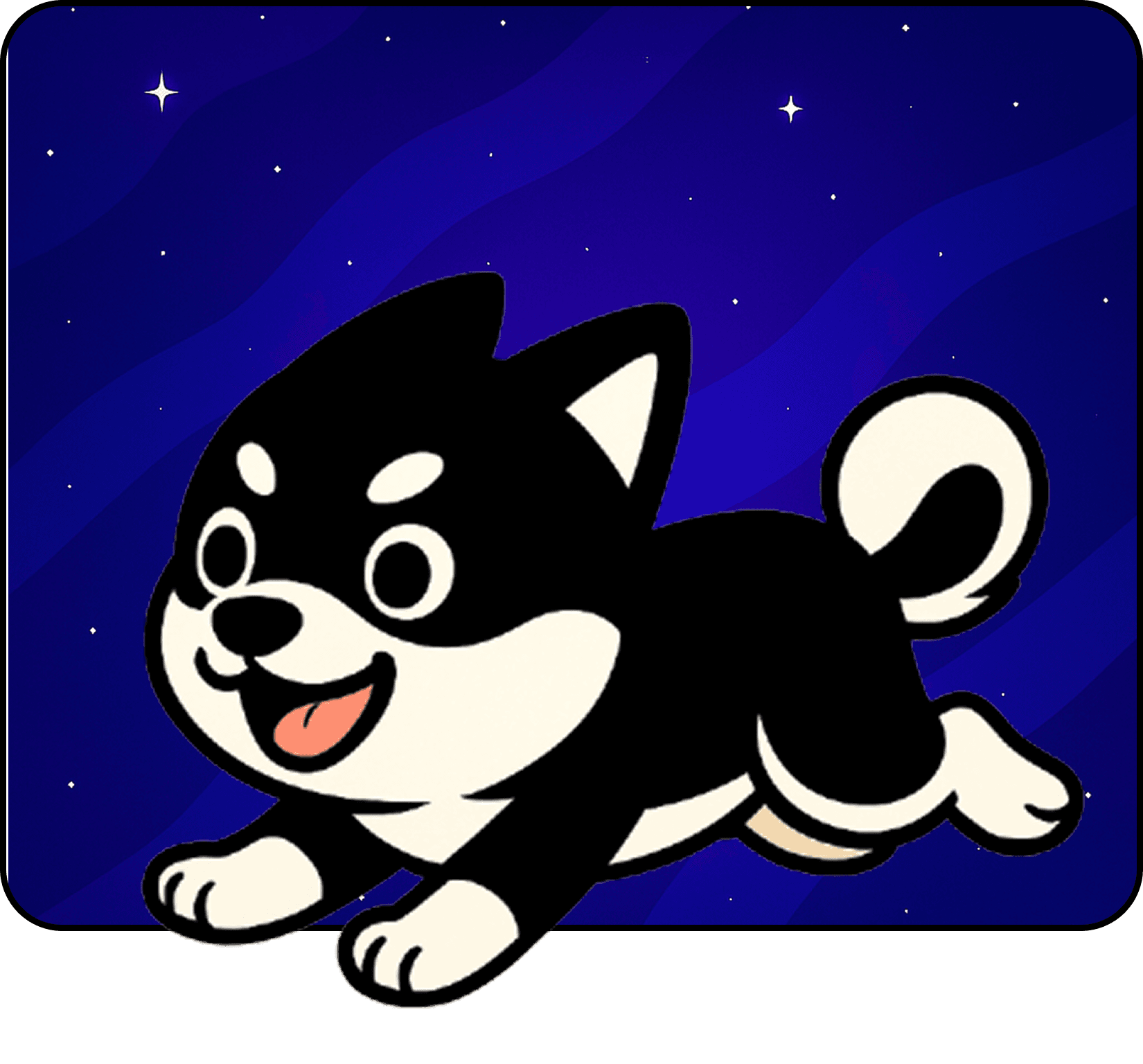 Running Dog Background
